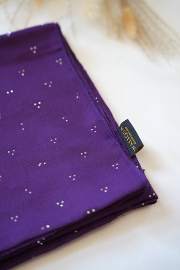 Stone Hijab | EggPlant